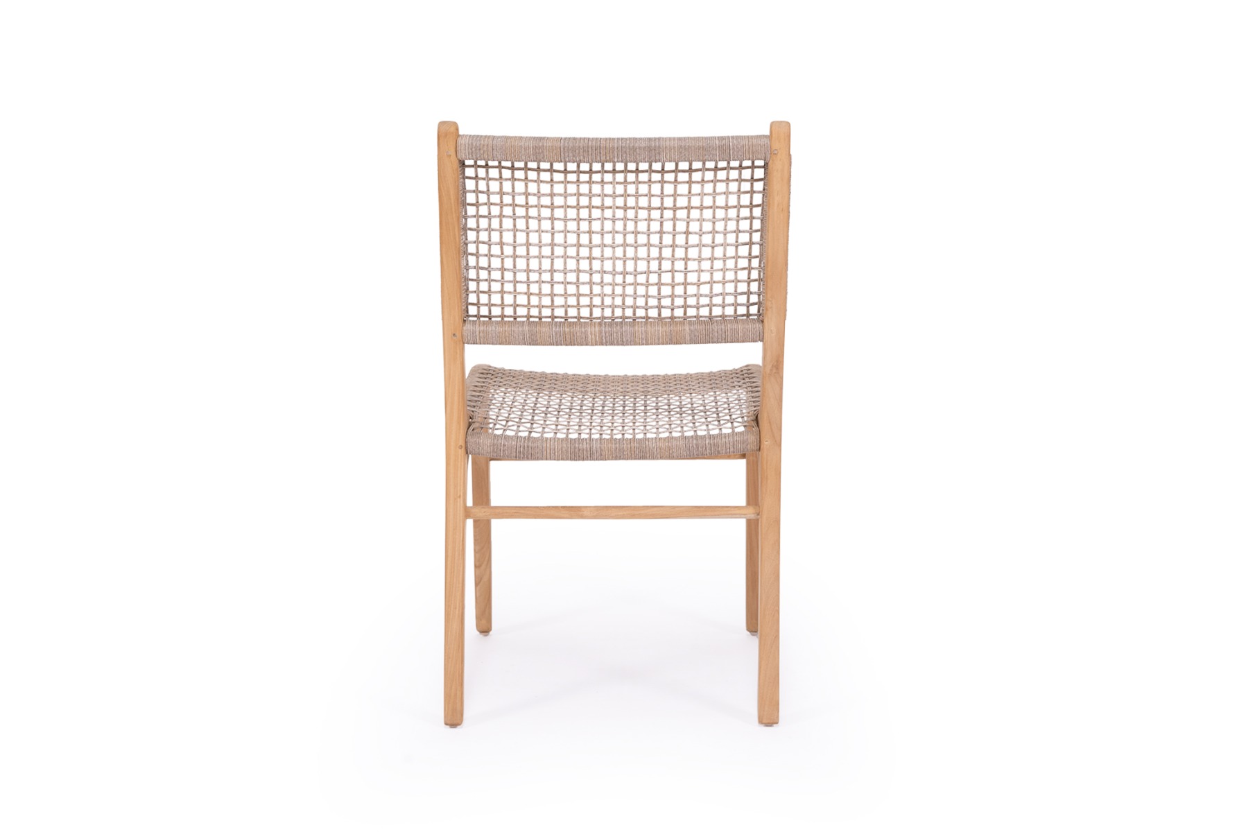 Zen Dining Chair Washed Grey, Width 49cm x Depth 56cm x Height 87cm - Image 8