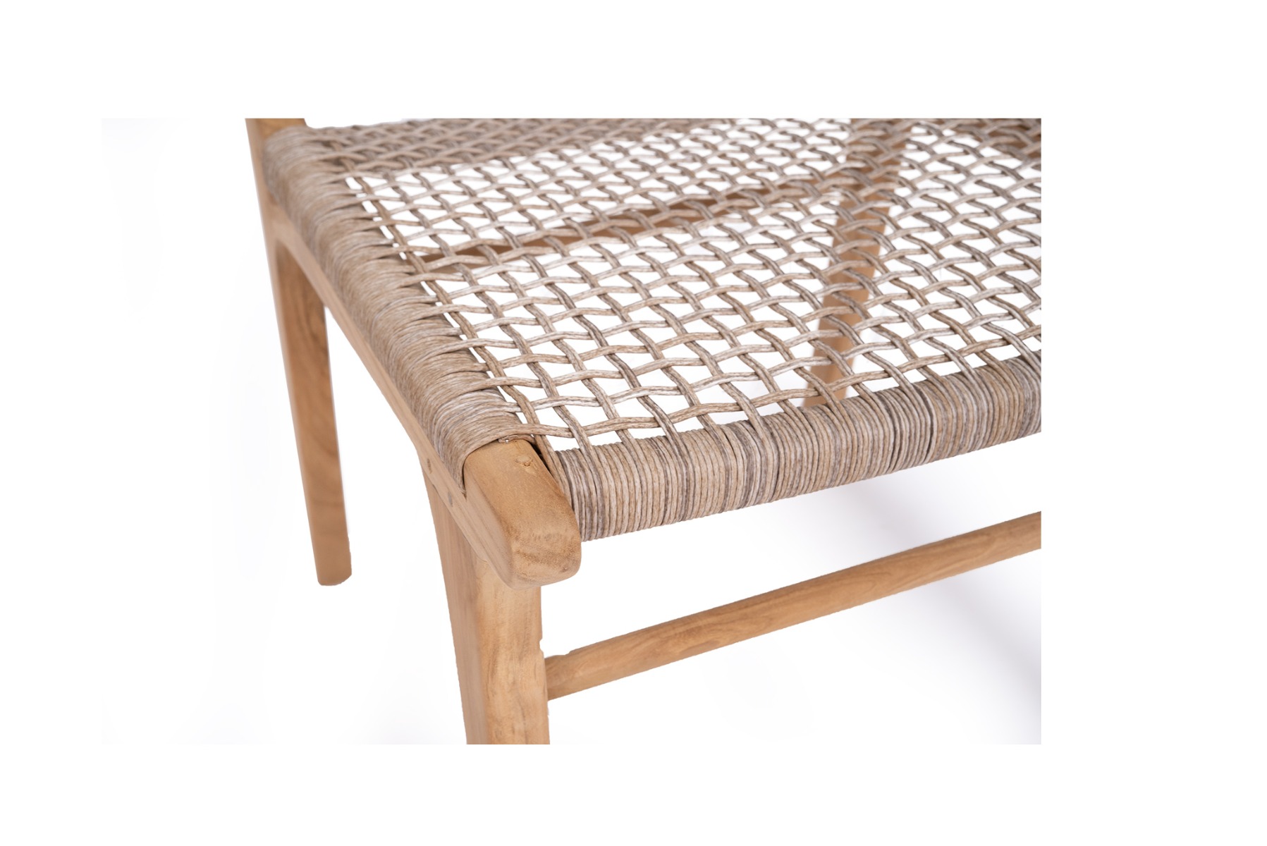 Zen Dining Chair Washed Grey, Width 49cm x Depth 56cm x Height 87cm - Image 9