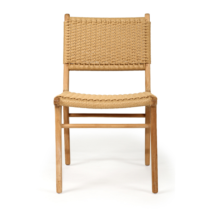Zen Dining Chair Sand (Close Weave), Width 49cm x Depth 56cm x height 87cm