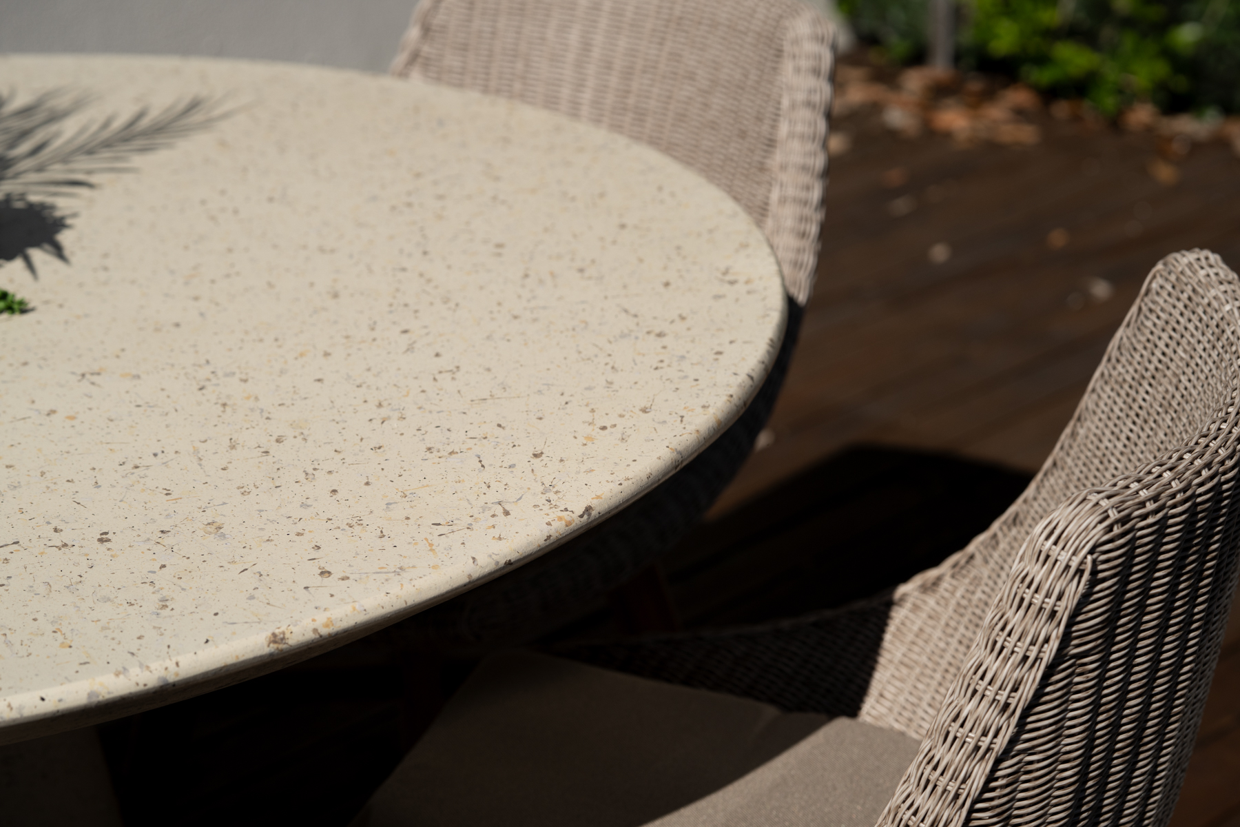 Oceanic Outdoor Dining Chair Mushroom, Width 55cm x Depth 49cm x height 82cm - Image 4
