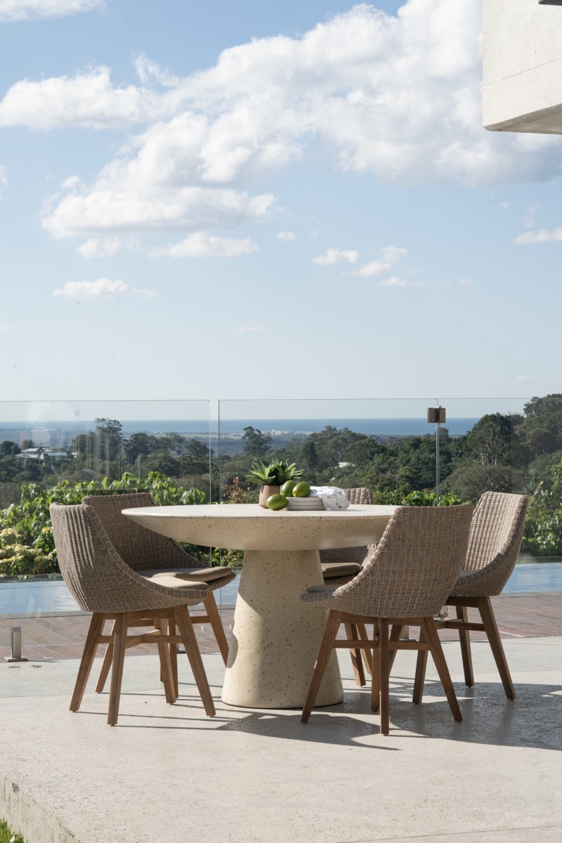 Oceanic Outdoor Dining Chair Mushroom, Width 55cm x Depth 49cm x height 82cm - Image 7