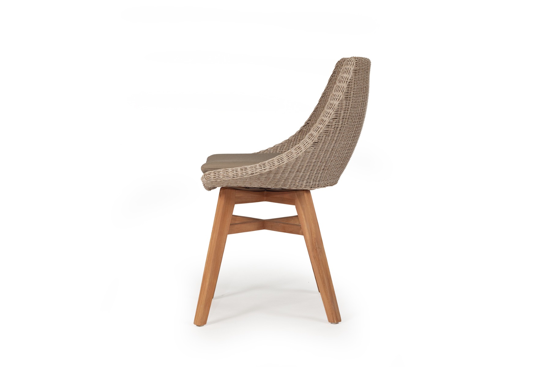 Oceanic Outdoor Dining Chair Mushroom, Width 55cm x Depth 49cm x height 82cm - Image 16