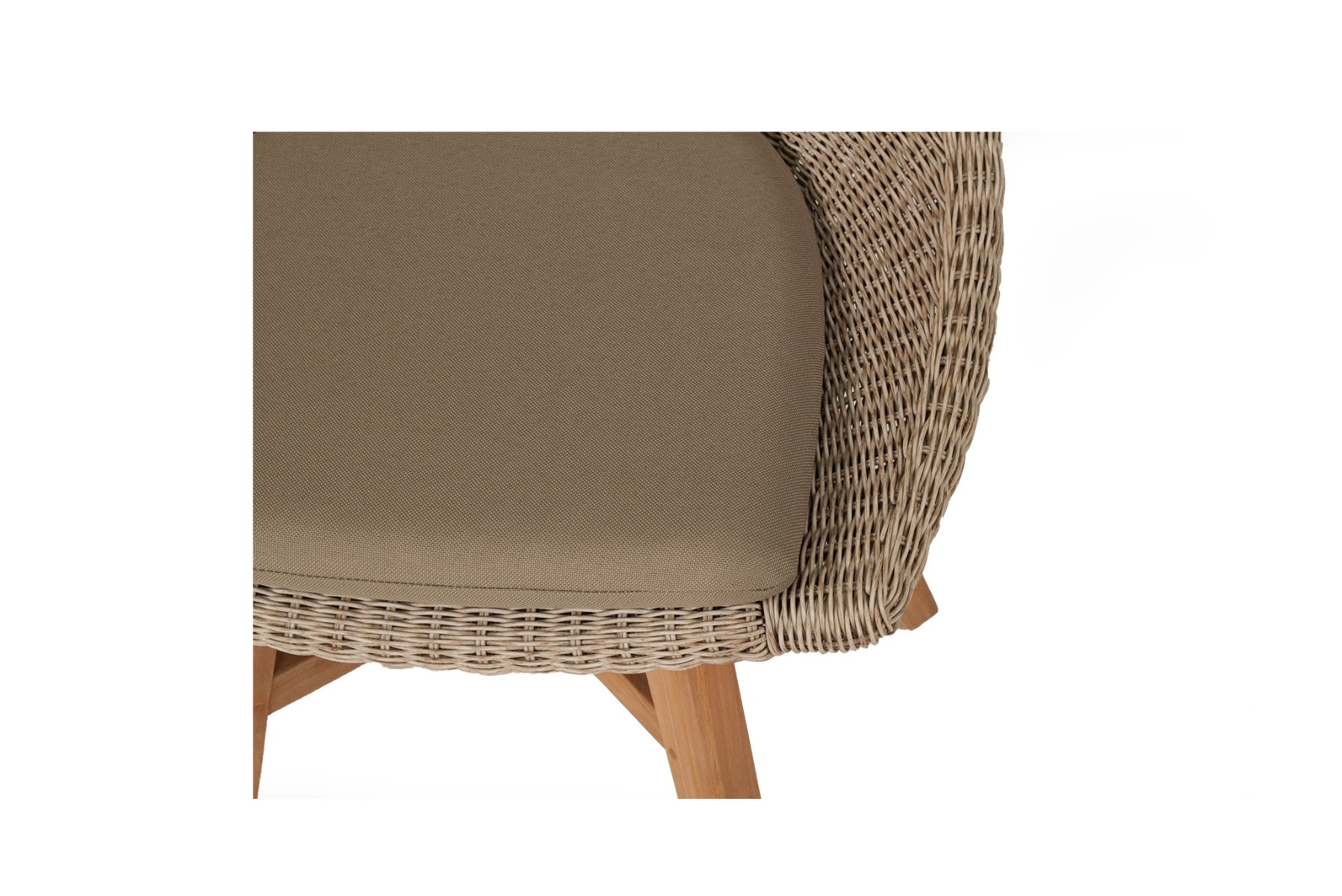 Oceanic Outdoor Dining Chair Mushroom, Width 55cm x Depth 49cm x height 82cm - Image 20