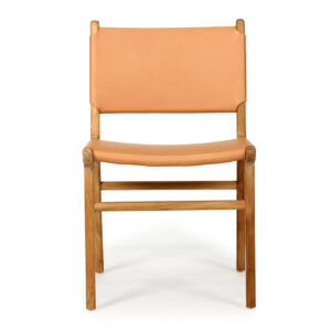 wp-image-tigress-59415.jpg Pasadena Leather Side Chair Natural, Width 53cm x Depth 55cm x Height 48cm