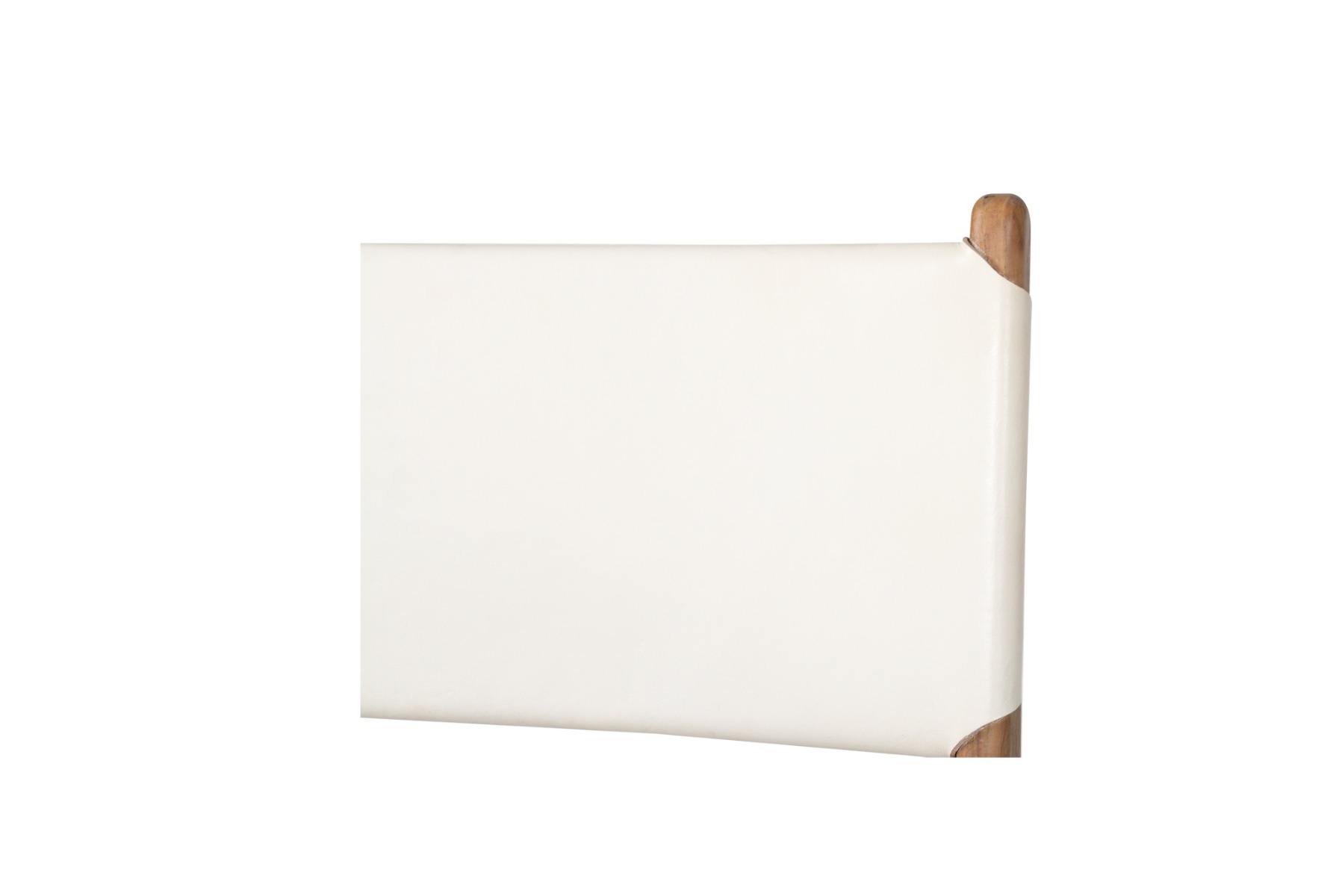 Pasadena Leather Side Chair White, Width 53cm x Depth 55cm x Height 48cm - Image 7
