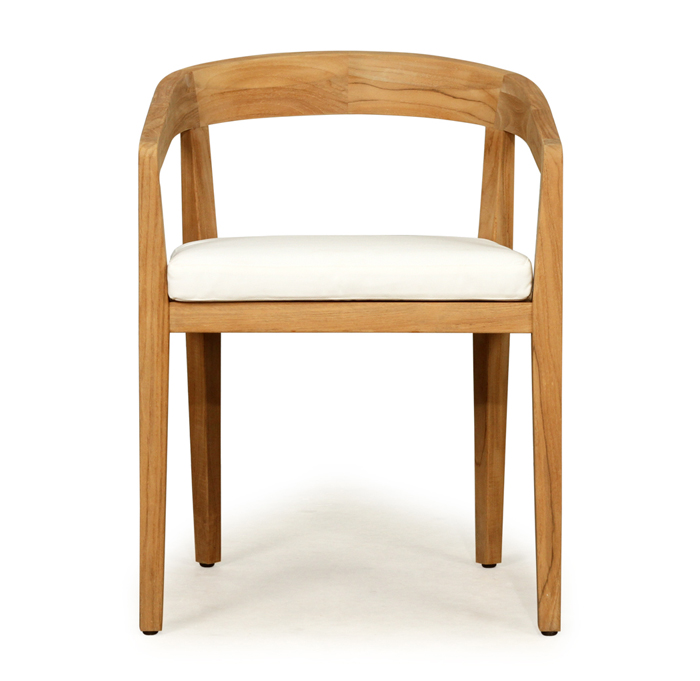 Kingscliff Outdoor Dining Chair, Width 55cm x Height 73cm x Depth 65cm