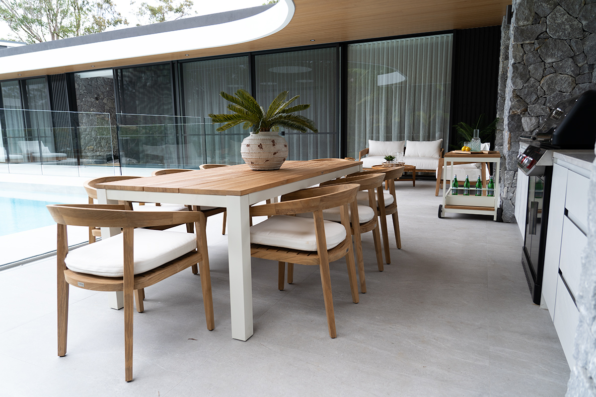 Kingscliff Outdoor Dining Chair, Width 55cm x Height 73cm x Depth 65cm - Image 4