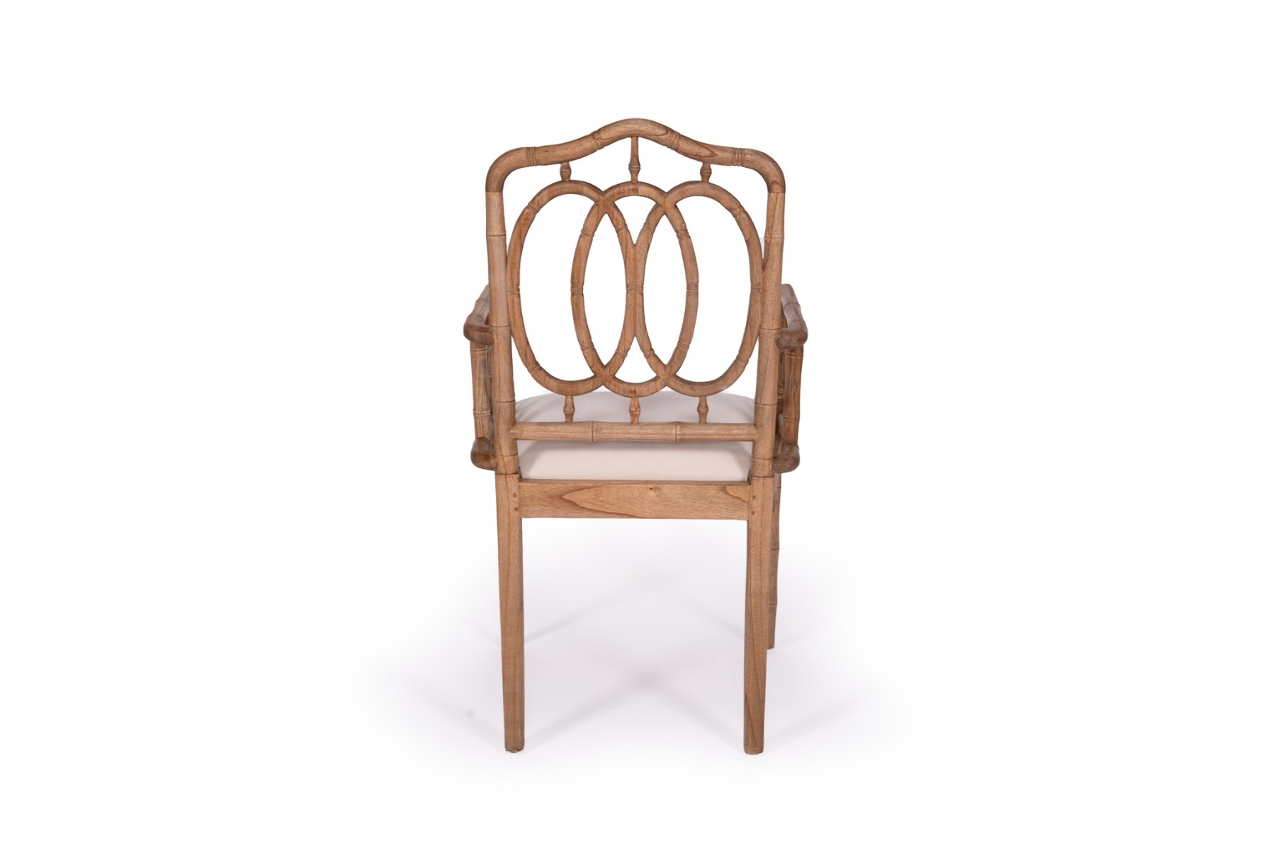 Chippendale Ring Armchair Weathered Oak, W 49cm x D 50cm x H 103cm - Image 4