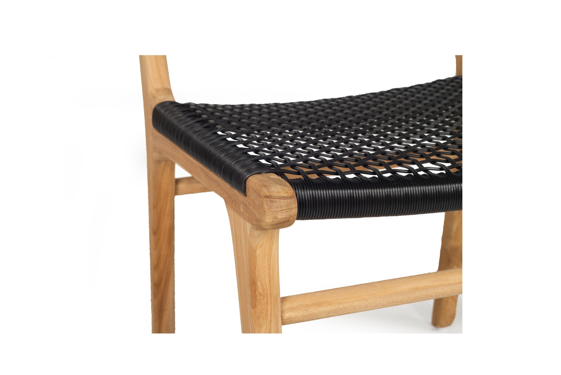 Zen Dining Chair Black, Width 49cm x Depth 56cm x Height 87cm - Image 2