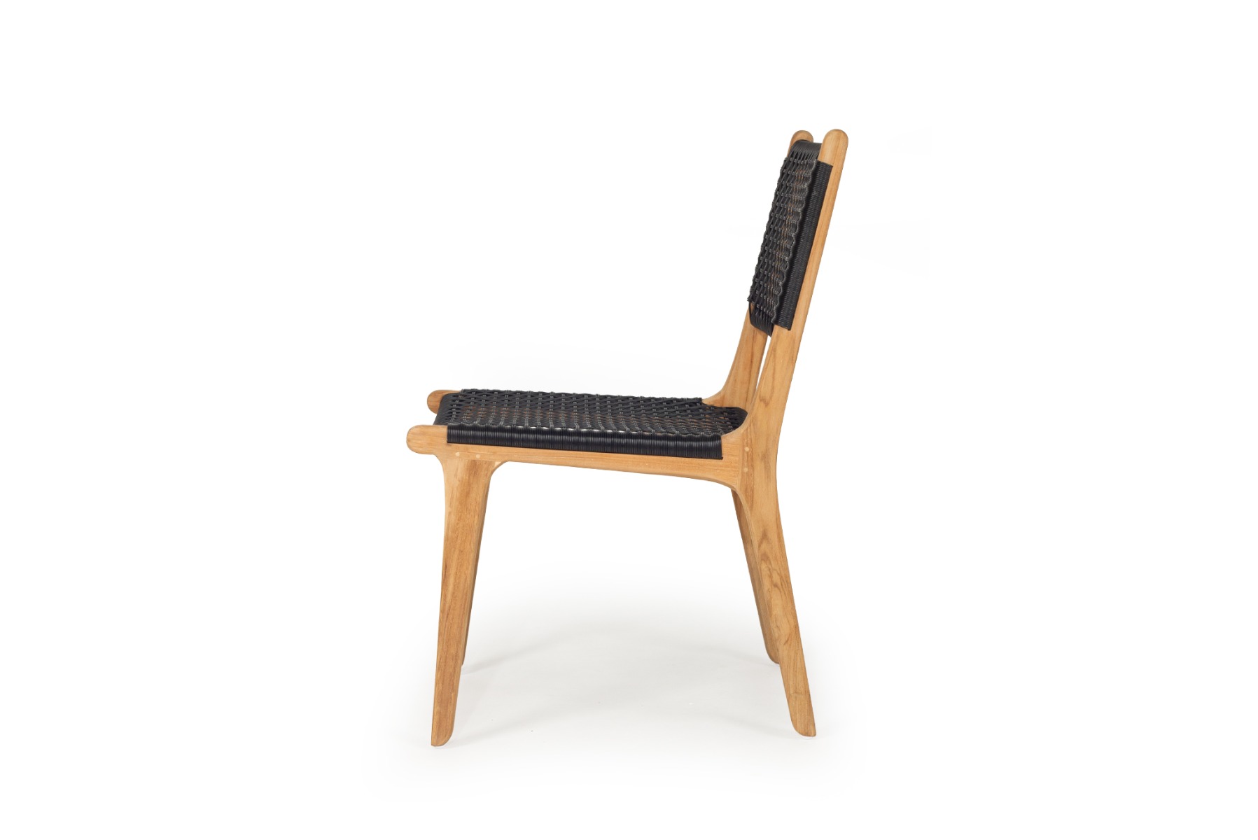 Zen Dining Chair Black, Width 49cm x Depth 56cm x Height 87cm - Image 5