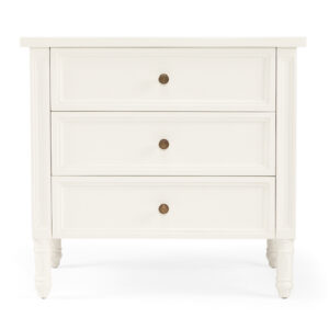 wp-image-tigress-59502.jpg Hamilton Bedside Table 3 Drawer White, Width 70cm x Depth 45cm x Height 67cm