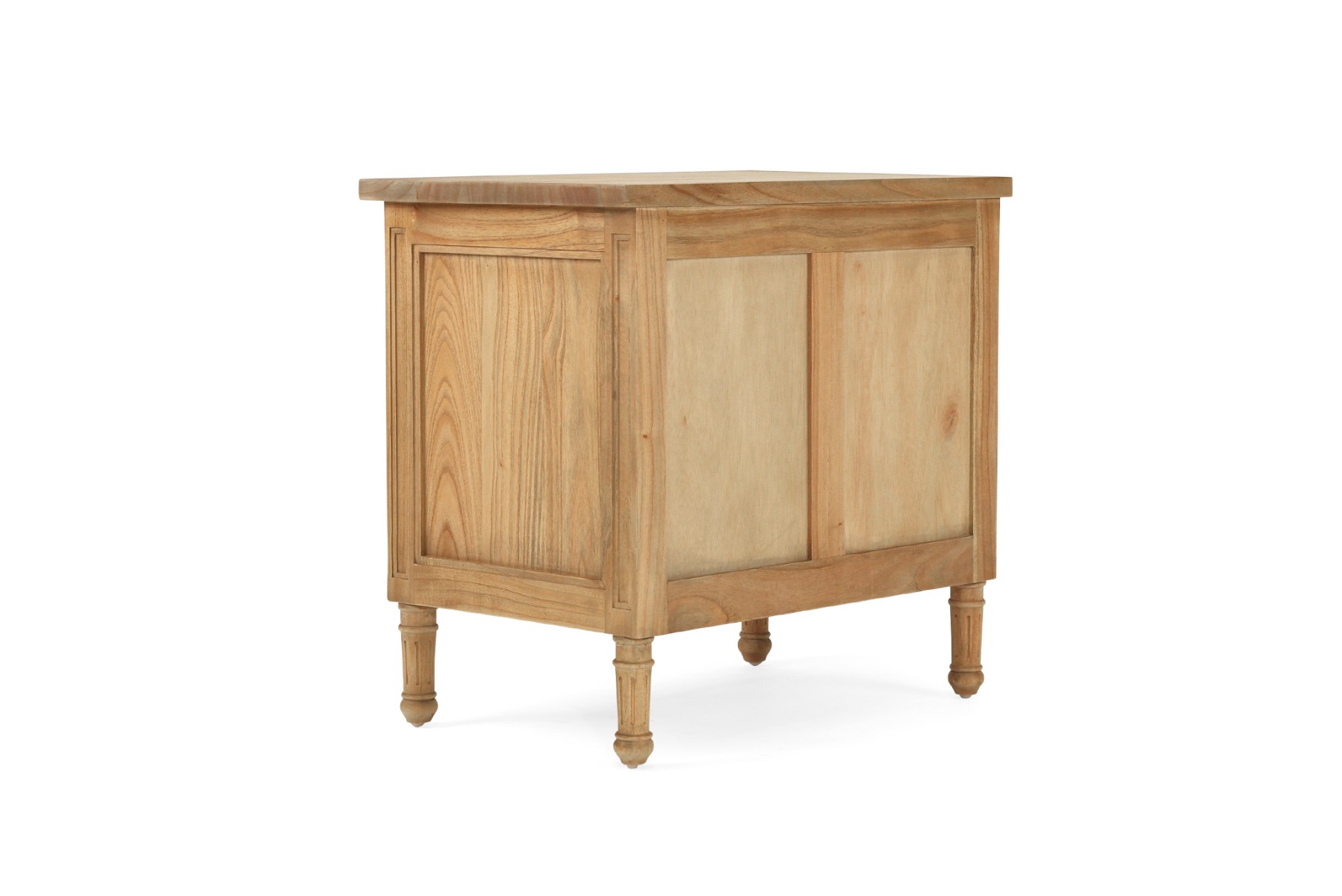 Hamilton Bedside Table 3 Drawer Weathered Oak, Width 70cm x Depth 45cm x Height 67cm - Image 6