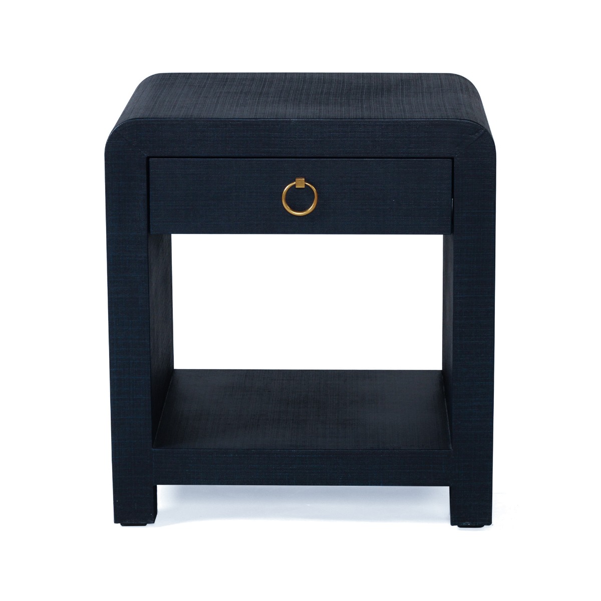 Newhaven Bedside Table Navy by Serrata Living, W 56cm x D 46cm x H 61cm - Image 3