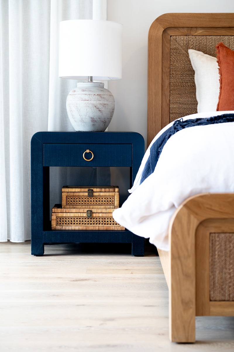 Newhaven Bedside Table Navy by Serrata Living, W 56cm x D 46cm x H 61cm - Image 13