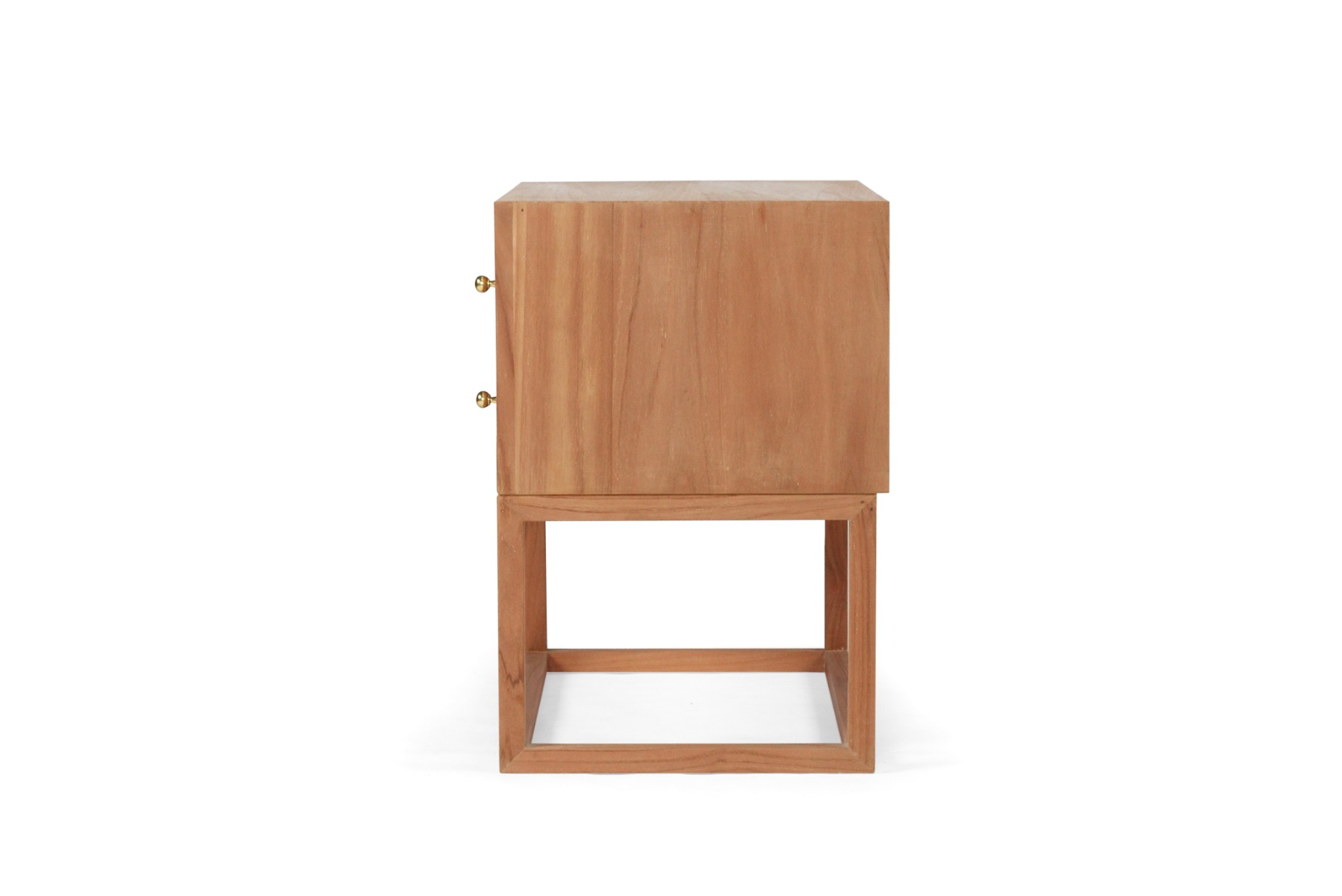 Lisette Bedside Table Teak, Width 71cm x Depth 45cm x Height 66.7cm - Image 6