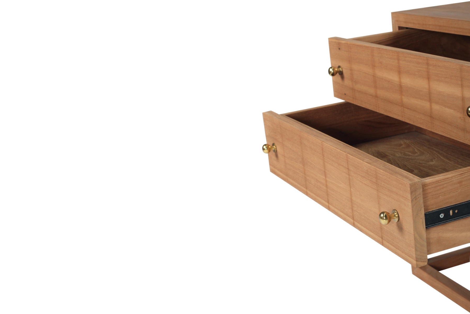 Lisette Bedside Table Teak, Width 71cm x Depth 45cm x Height 66.7cm - Image 9