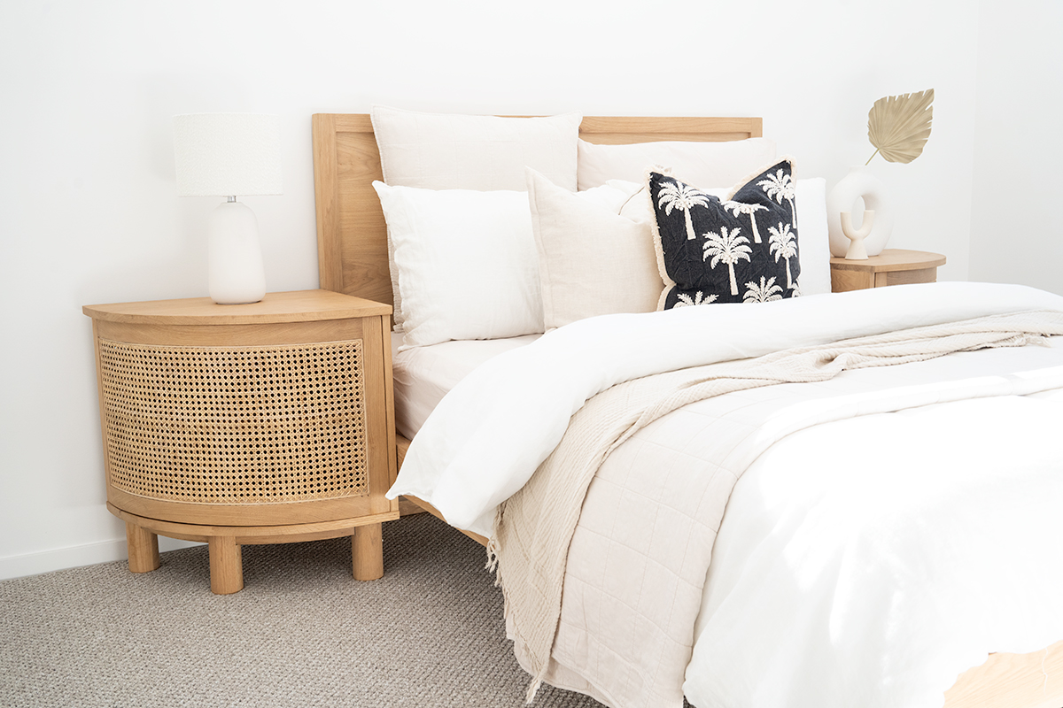 Iluka Bedside Tables Left and Right Pair, Width 60cm x Depth 50cm x Height 66cm - Image 10