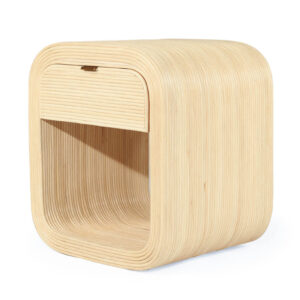 Nixon Bedside Table, Width 60cm x Depth 50cm x Height 65cm