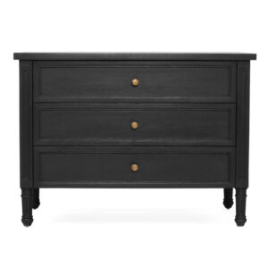 wp-image-tigress-59660.jpg Hamilton Bedside Table/ Nightstand 3 Drawer Black, Width 91cm x Depth 51cm x Height 67cm