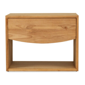 Koa Bedside Table Low, W 60cm x D 46cm x H 46cm