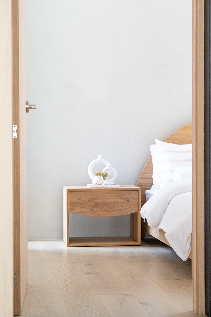 Koa Bedside Table Low, W 60cm x D 46cm x H 46cm - Image 6