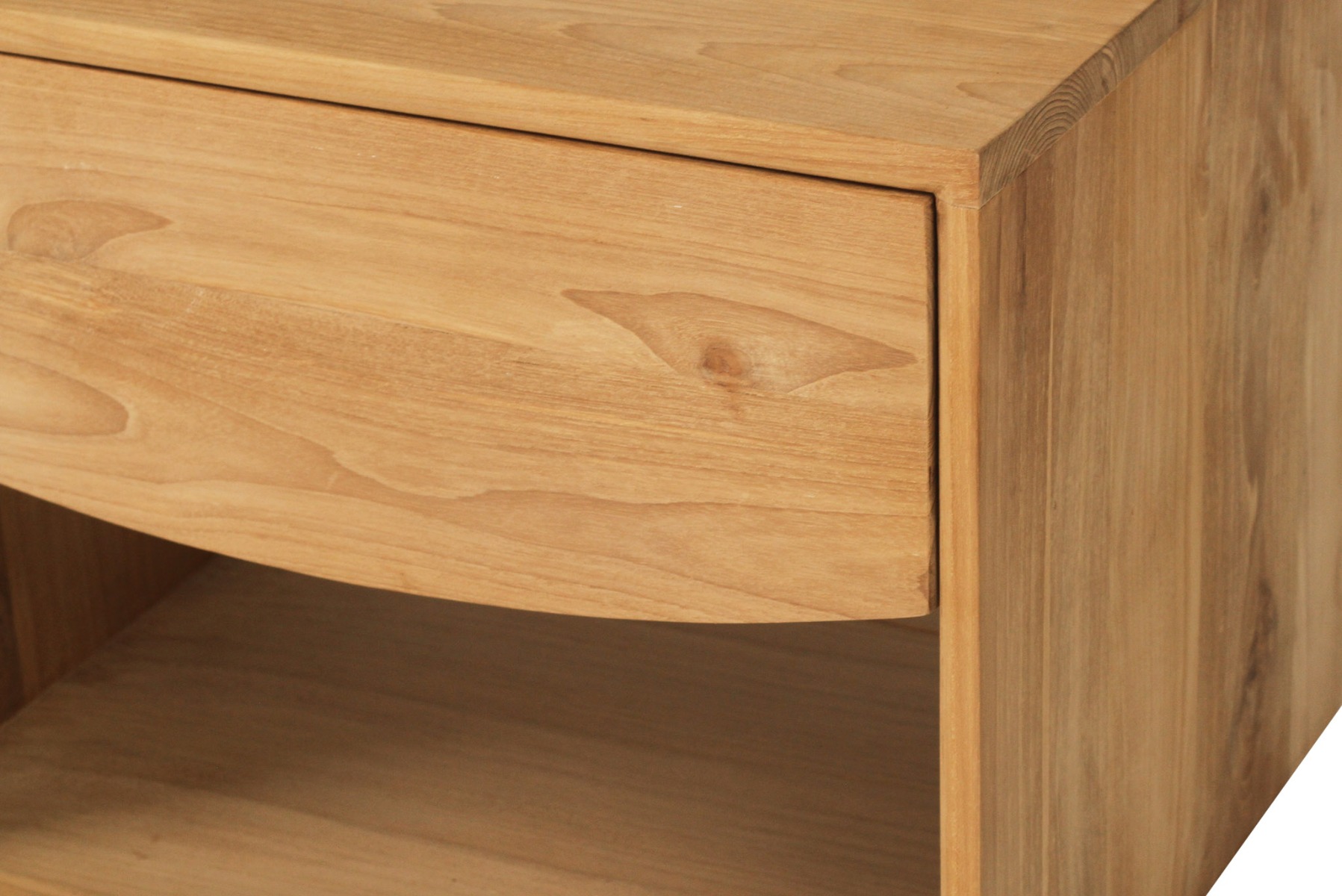 Koa Bedside Table Low, W 60cm x D 46cm x H 46cm - Image 12