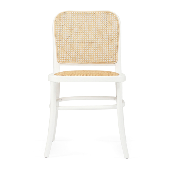 Hoffman Stacking Chair White, W 49cm × D 48cm × H84cm