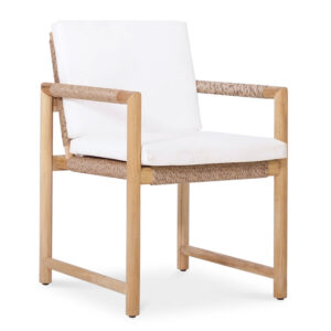 Esperance Outdoor Dining Armchair, Width 56cm x Height 83cm x Depth 60cm
