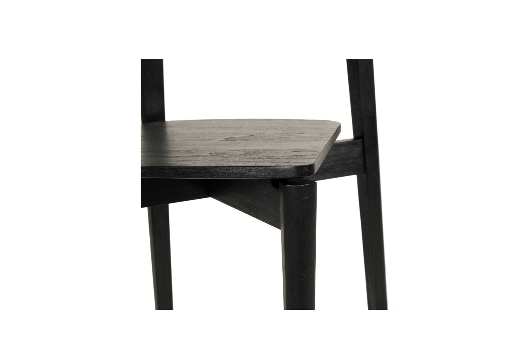 Jude Dining Chair Black, W 48cm x D 53cm x H78.5cm - Image 7