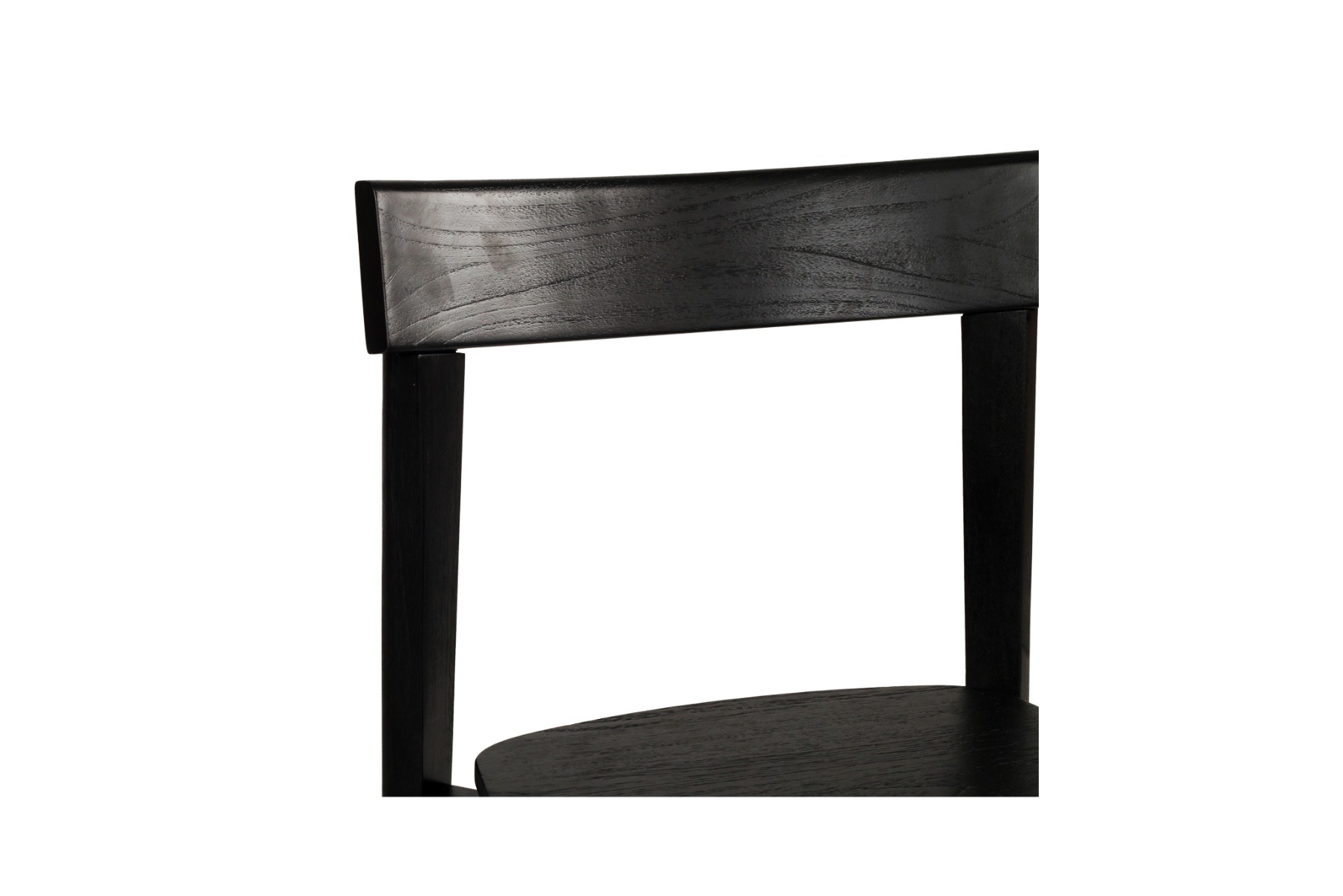 Jude Dining Chair Black, W 48cm x D 53cm x H78.5cm - Image 8
