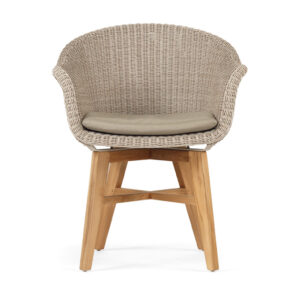 Oceanic Outdoor Arm Chair Mushroom, Width 65cm x Depth 55cm x Height 83cm
