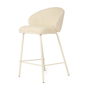 wp-image-tigress-59949.jpg Anders Counter Stool Natural Upholstery with White Legs, W 53cm x D 53cm x H 85cm