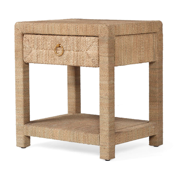 Monaco Bedside Table by Serrata Living, W 56cm x D 46cm x H 62cm