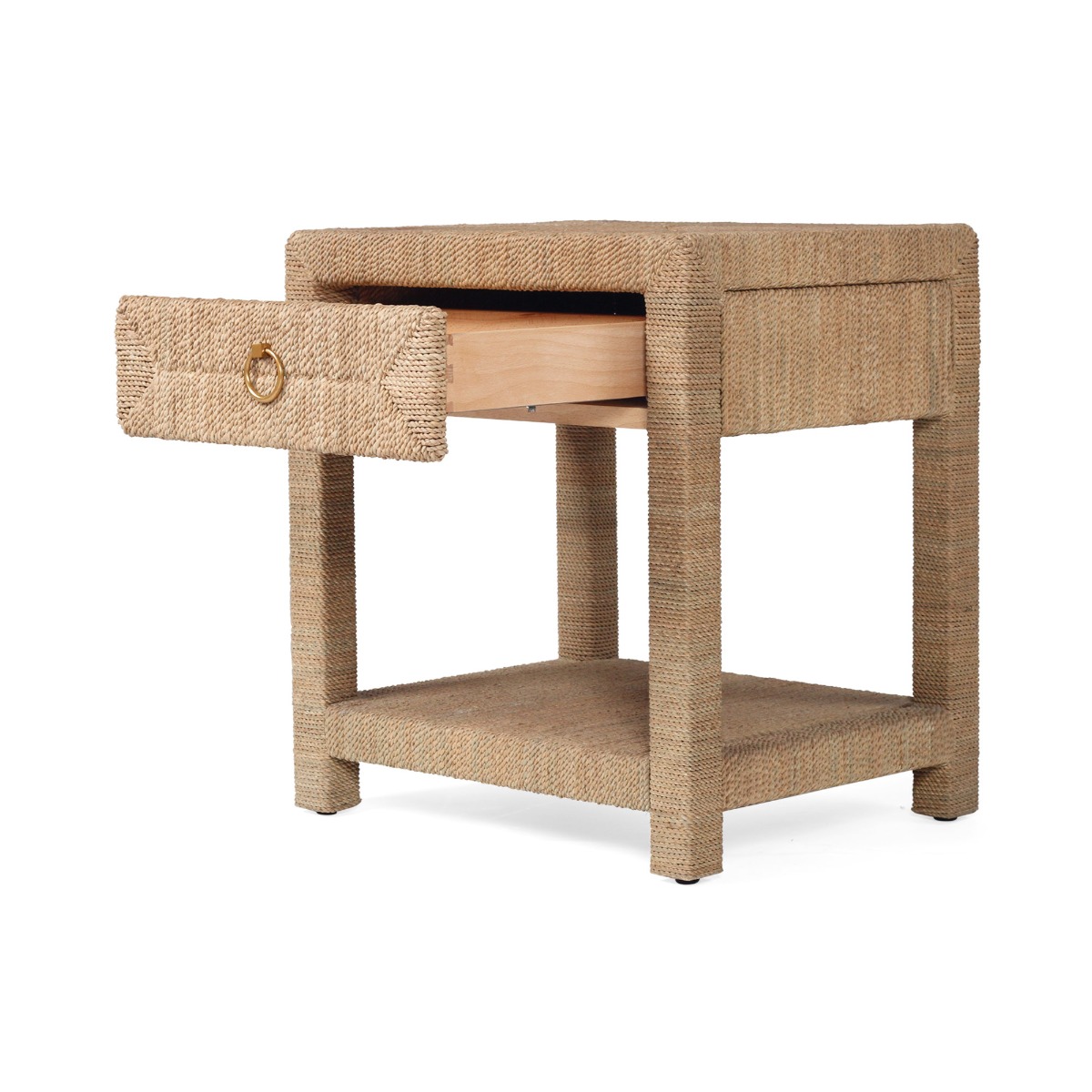 Monaco Bedside Table by Serrata Living, W 56cm x D 46cm x H 62cm - Image 7
