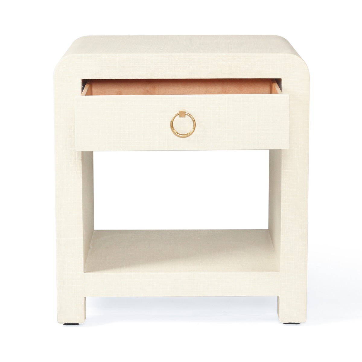 Newhaven Bedside Table Ivory by Serrata Living, W 56cm x D 46cm x H 61cm - Image 10