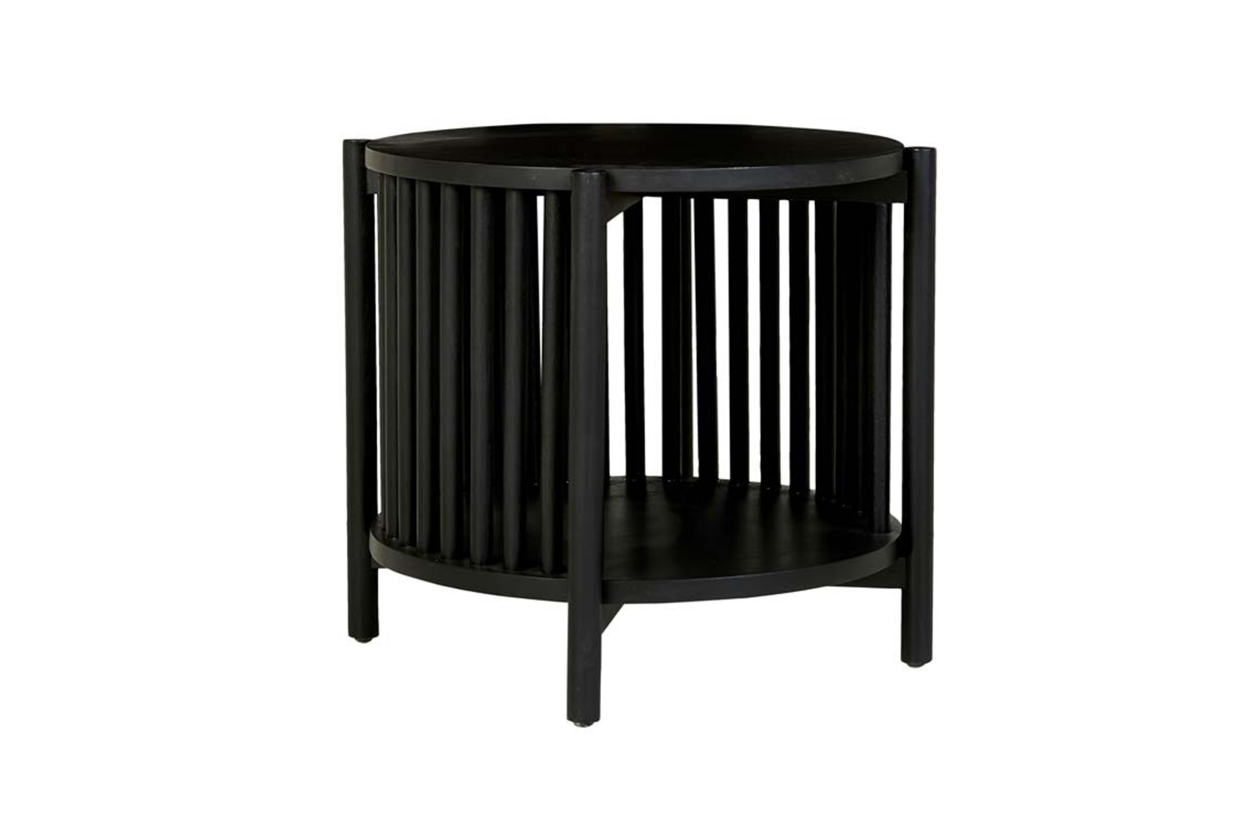 Sadie Side Table Black, 50cm DIA x 48cm H - Image 3