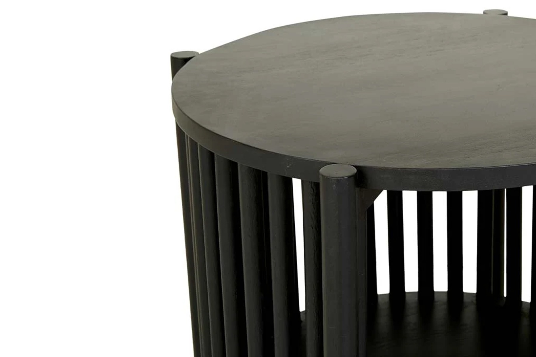 Sadie Side Table Black, 50cm DIA x 48cm H - Image 6