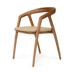wp-image-tigress-60162.jpg Cali Dining Chair Seat Cushion Light Khaki, Width 49cm x Depth 43cm x Height 3cm