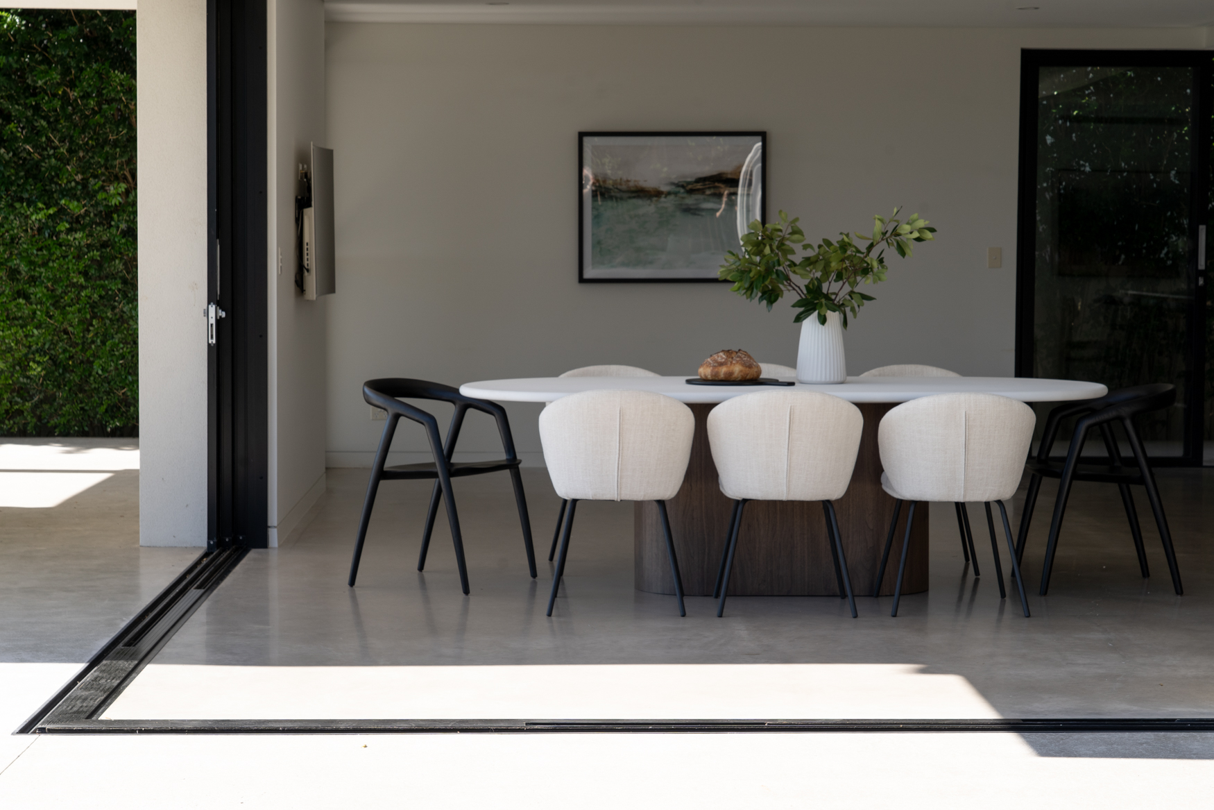 Cali Dining Chair Black, Width 54cm x Depth 55cm x Height 77cm - Image 12