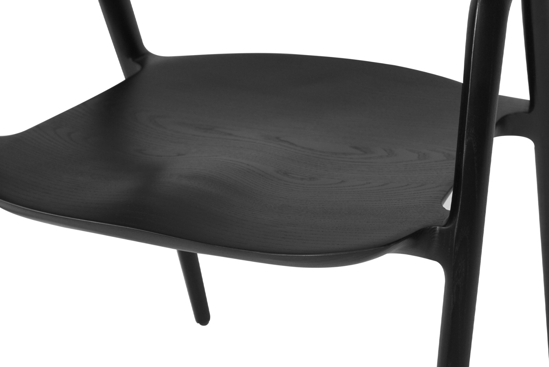 Cali Dining Chair Black, Width 54cm x Depth 55cm x Height 77cm - Image 16
