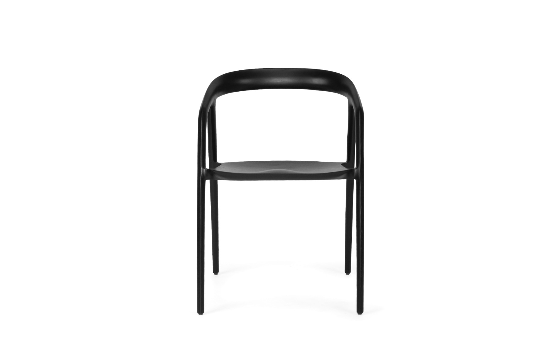 Cali Dining Chair Black, Width 54cm x Depth 55cm x Height 77cm - Image 18