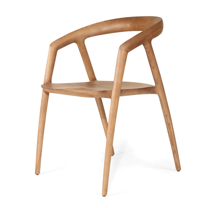 Cali Dining Chair Caramel, Width 54cm x Depth 55cm x Height 77cm