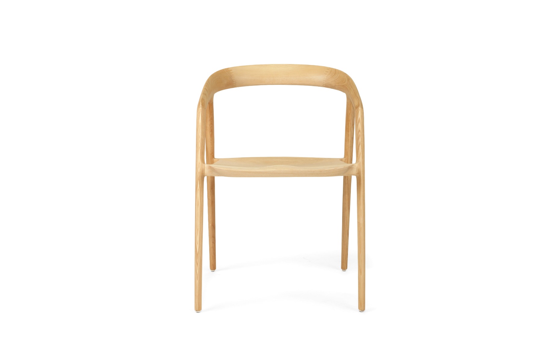 Cali Dining Chair Natural, Width 54cm x Depth 55cm x Height 77cm - Image 2