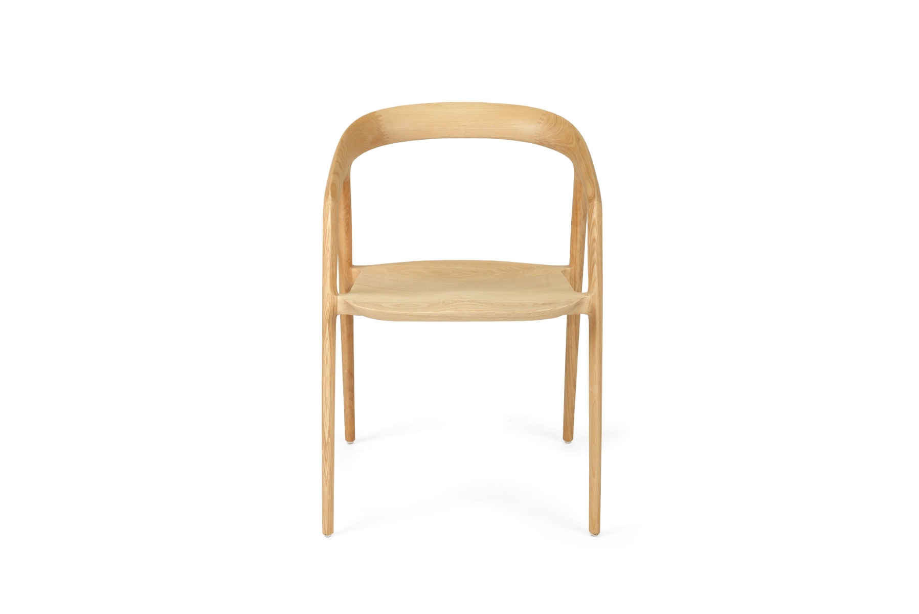 Cali Dining Chair Natural, Width 54cm x Depth 55cm x Height 77cm - Image 3