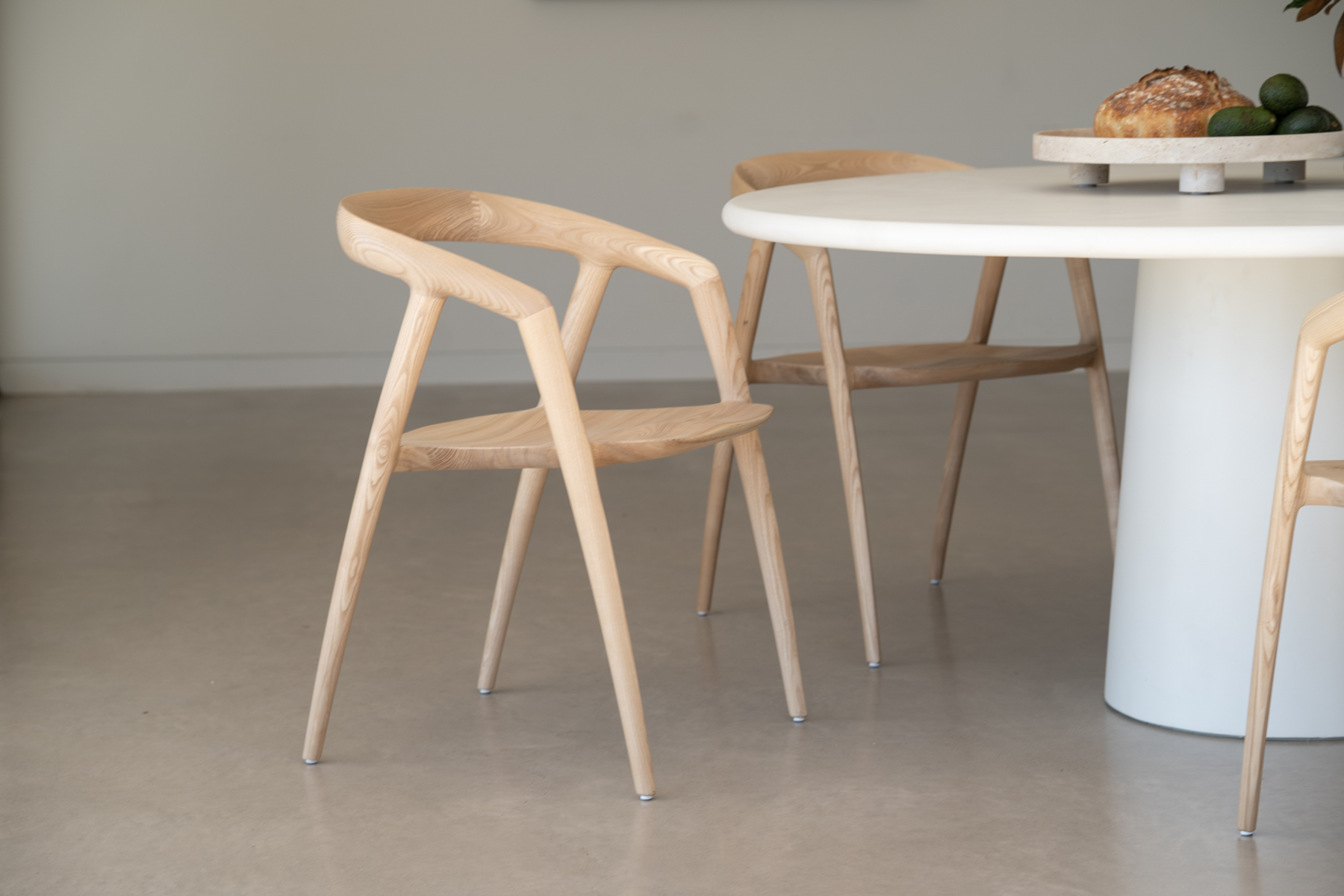 Cali Dining Chair Natural, Width 54cm x Depth 55cm x Height 77cm - Image 8
