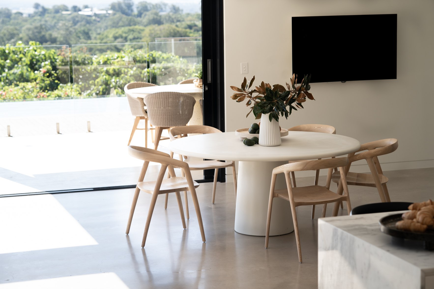 Cali Dining Chair Natural, Width 54cm x Depth 55cm x Height 77cm - Image 14