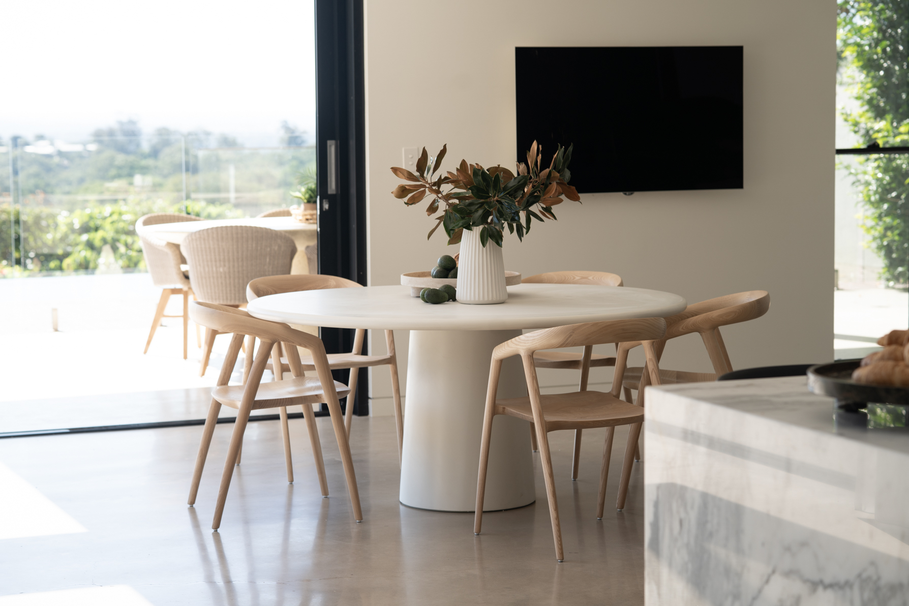 Cali Dining Chair Natural, Width 54cm x Depth 55cm x Height 77cm - Image 16