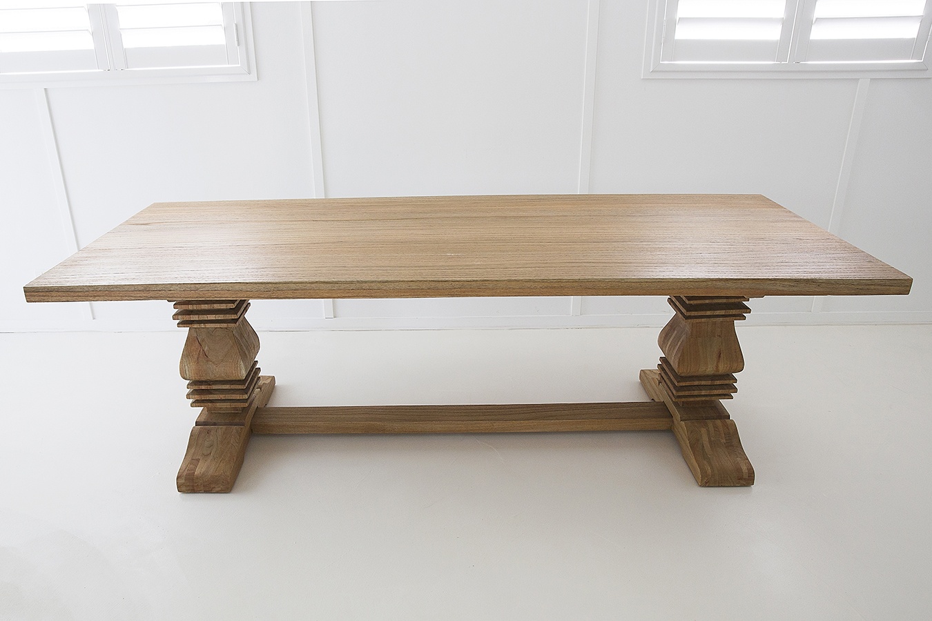 Newport Pedestal Table, 2.4m x 1.0m x 0.76m - Image 3