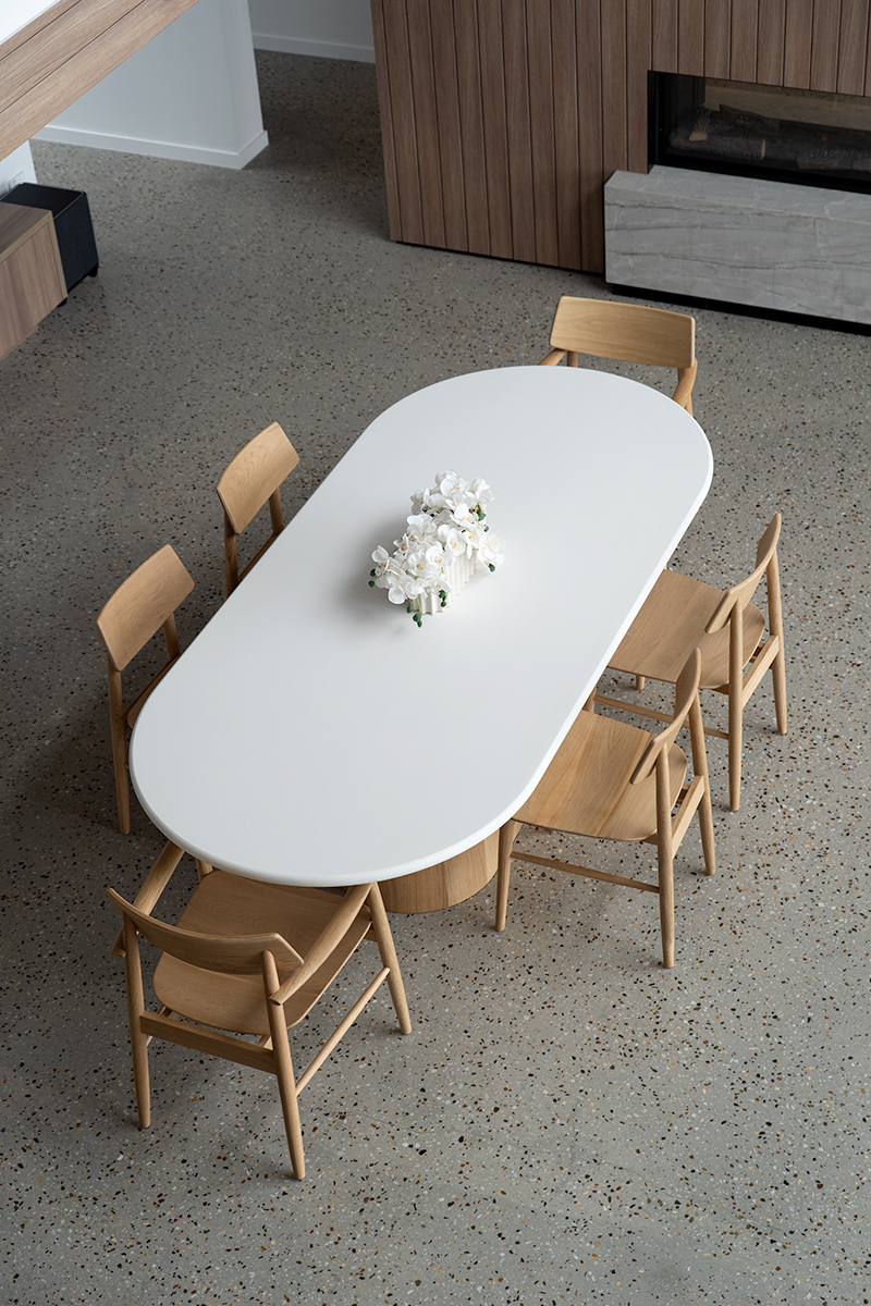 Harlow Dining Armchair Natural with Timber Seat, W 56cm x D 56cm x H 80cm - Image 4
