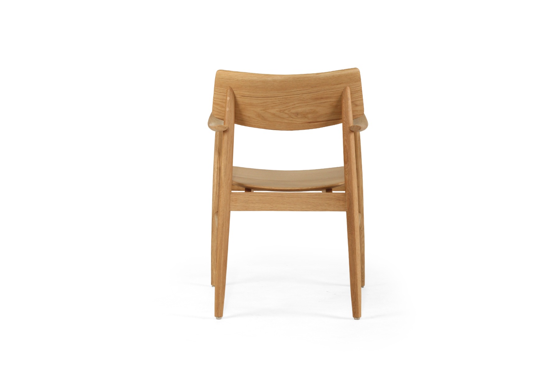 Harlow Dining Armchair Natural with Timber Seat, W 56cm x D 56cm x H 80cm - Image 10